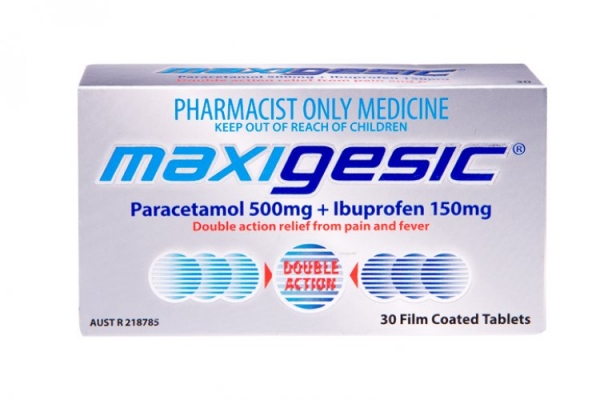 'AFT Pharmaceuticals'의 복합 진통제 '맥시제식'(Maxigesic) 정제