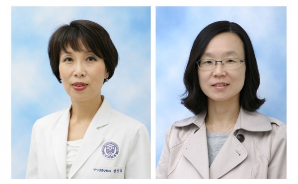 성진실연세암병원 방사선종양학과 교수(왼쪽)와 정인경 연세대의대 의생명시스템정보학교실 교수(오른쪽)
