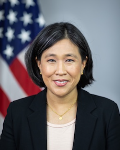 2021년 3월 18일 제19대 미국 무역대표부(USTR) 대표로 취임한 캐서린 타이 대사(Katherine Tai Ambassador) [출처 : USTR 홈페이지]