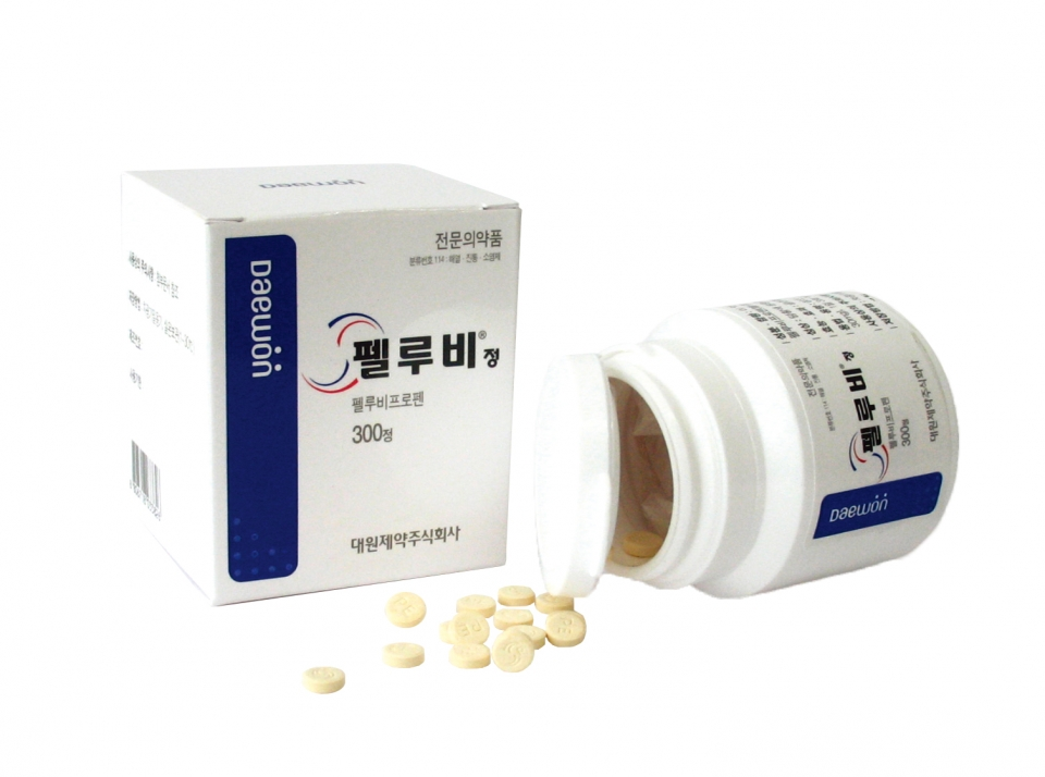 대원제약 비스테로이드성 소염진통제(NSAIDs) ‘펠루비정’ [사진=대원제약 제공]