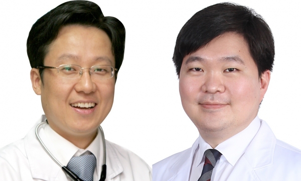 (왼쪽부터) 고려대학교 안암병원 순환기내과 홍순준 교수, 차정준 교수