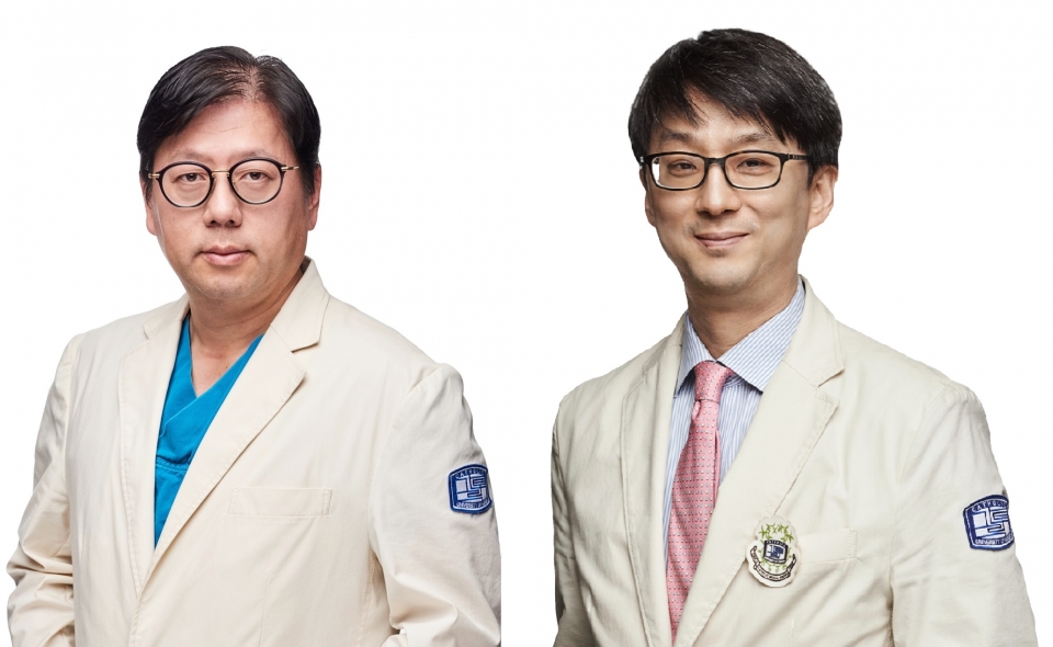 서울성모병원 비뇨의학과 이지열 교수(왼쪽)와 하유신 교수.