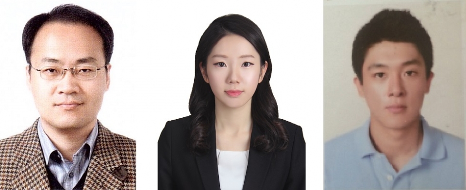 왼쪽부터 교신저자인 배외식 교수, 제1저자인 박민영 연구원, 김형식 연구원. (사진=성균관대학교)