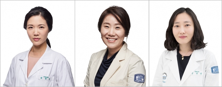 서울성모병원 연구팀(왼쪽부터 최윤진 교수, 김명신 교수, 정유연 임상강사)