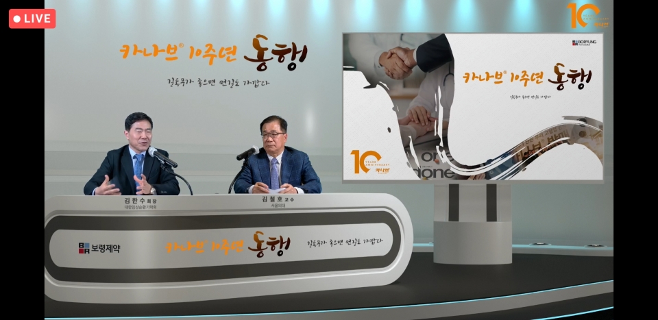 카나브 발매 10주년 온라인 심포지움 개최