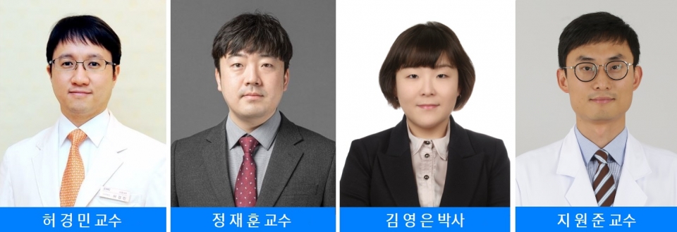 (왼쪽부터) 허경민 정재훈 김영은 지원준