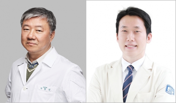 (왼쪽부터) 서울성모병원 피부과 박영민 교수, 김영호 임상강사