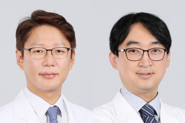 (왼쪽부터) 보라매병원 갑상선센터 채영준 교수, 마취통증의학과 이정만 교수