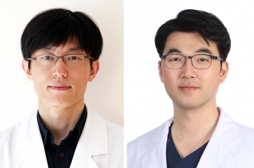 (왼쪽부터)고대안암병원 안경식 교수, 장우영 교수.