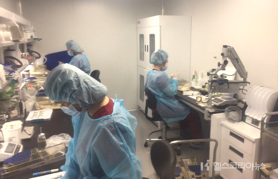 보로노이의 연구원들이 정밀 표적치료제에 대한 연구개발(R&D)을 진행하고 있다. 사진은 실험동물실에서의 수술모습. [사진=보로노이 제공] (2021.01.24)