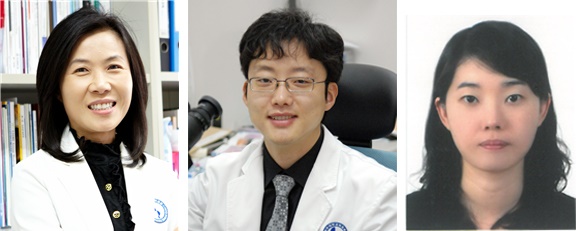 (왼쪽부터) 아주대 의대 김유선 교수, 이다근 교수, 홍선미 연구강사 [사진=아주대병원 제공]