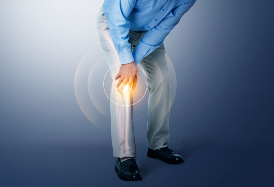 퇴행성 관절염으로 인한 무릎통증.