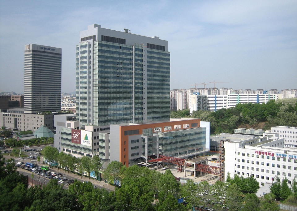 서울성모병원이 들어서 있는 가톨릭중앙의료원 전경.