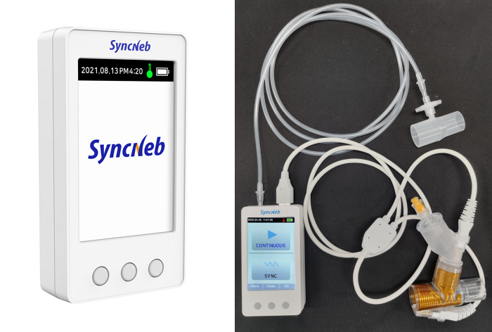 바디텍메드가 개발한 흡입형 치료기 ‘SyncNeb(씽크넵)’