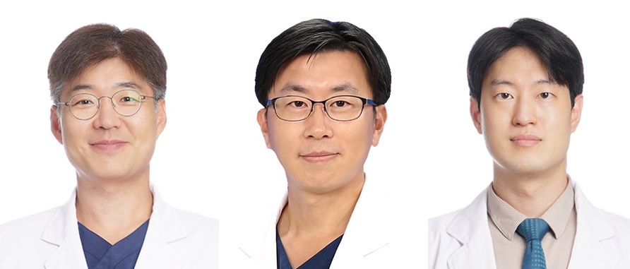 (왼쪽부터) 고려대학교 산부인과 박현태·조금준·류기진 교수