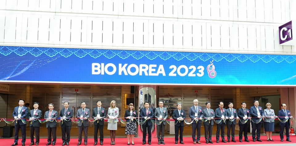 국내 최대 바이오헬스 행사 바이오코리아(BIO KOREA) 2023이 10일 서울 코엑스에서 개막했다. [2023.05.10]