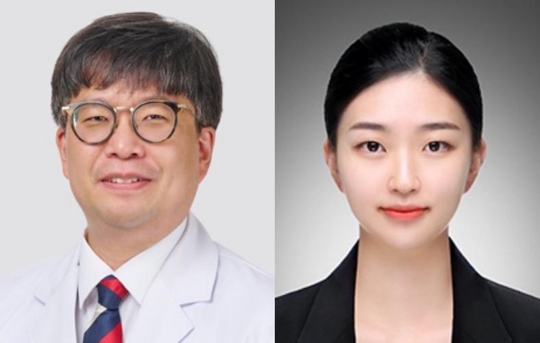 (왼쪽부터) 아주대병원 허재성 교수, 김선화 연구원